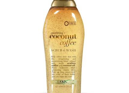 OGX - Smoothing + Coconut Coffee, Scrub & Wash | 577 mL