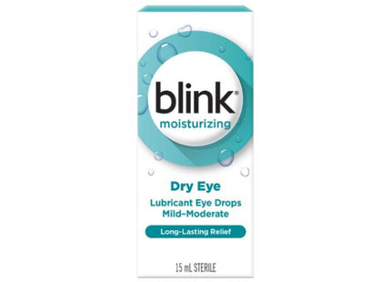 Blink - Dry Eye - Moisturizing Lubricant Eye Drops - Mild to Moderate | 15 mL Sterile