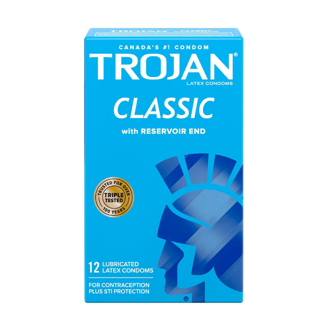 TROJAN - Classic Lubricated Latex Condoms | 12 or 30 Count