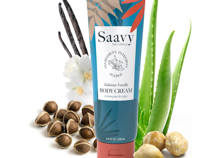 Saavy Naturals - Tahitian Vanilla Body Cream | 250 mL