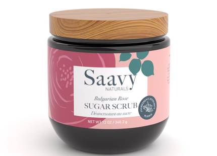 Saavy Naturals - Bulgarian Rose Sugar Scrub | 340 g
