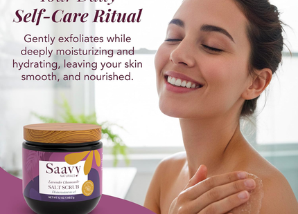 Saavy Naturals - Lavender Chamomile Salt Scrub | 340 g