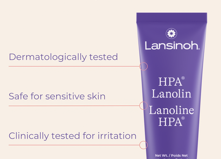Lansinoh - Crème pour mamelons HPA lanoline | 40g