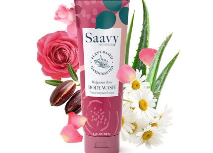 Saavy Naturals - Bulgarian Rose Body Wash | 250 mL
