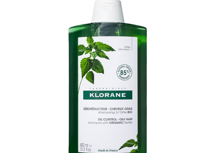 Klorane - Oil Absorbing Shampoo with Organic Nettle - for Oily Hair  | 400 mL