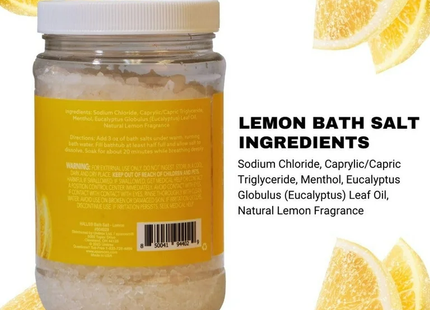 Halls - Essential Oil Bath Salt, Lemon | 453 g