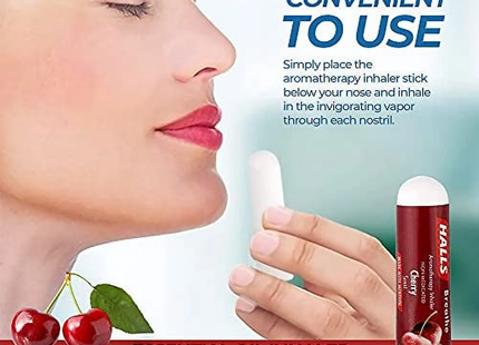 Halls - Aromatherapy Inhaler, Cherry Scent