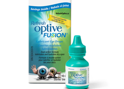 Refresh - Optive Fusion Lubricant Eye Drops | 10 mL