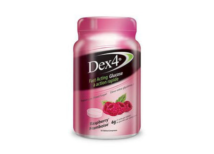 Dex4 Glucose Tablets - Raspberry | 50 Tablets