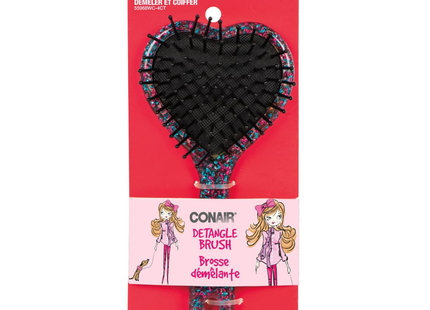 Conair - Heart Shaped Kids Glitter Detangle Brush