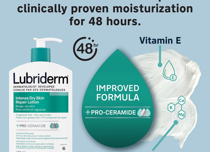 Lubriderm - Intense Dry Skin Repair Lotion for Rough, Dry Skin | 480 mL