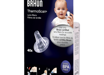 Braun - ThermoScan Lens Filters | 40 Count
