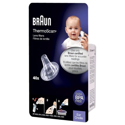 Braun - ThermoScan Lens Filters | 40 Count