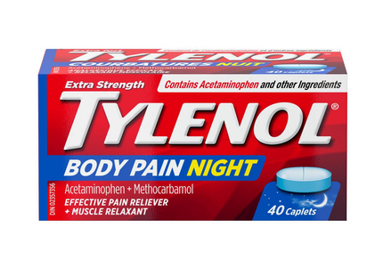 Tylenol - Soulagement extra puissant des douleurs corporelles - Nuit | 40 capsules