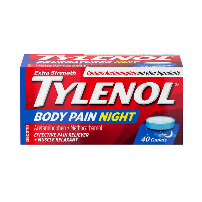 Tylenol - Body Pain  Extra Strength Relief - Night | 40 Caps