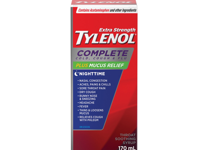 Tylenol - Soulagement complet du mucus de la toux froide et de la grippe extra fort | 170 ml