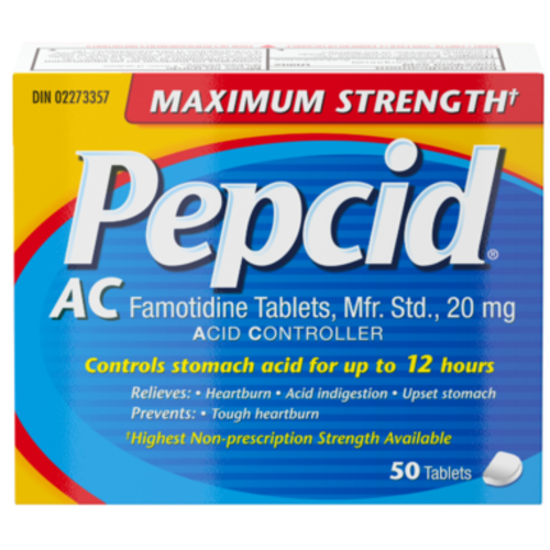 Pepcid AC Acid Controller Famotidine Tablets