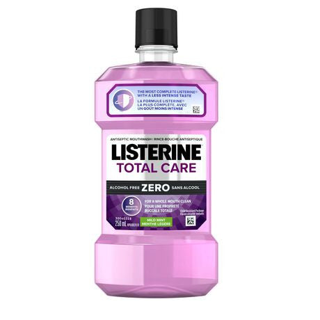 Listerine Total Care Rince-bouche à la menthe douce - Sans alcool | 250 ml