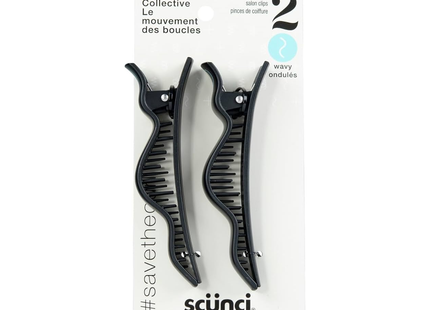 Scünci - The Curl Collective Wavy Salon Clips | 2 Pieces