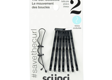 Scunci - The Curl Collective Bobby Pins for Wavy Hair | 8 Pins