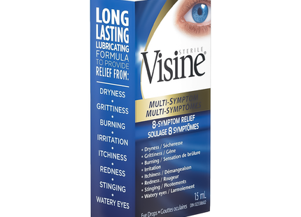 Visine - Multi-Symptom Eye Drops | 15 mL