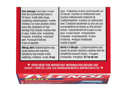 Tylenol - Efficace nocturne + Aide au sommeil | 40 comprimés