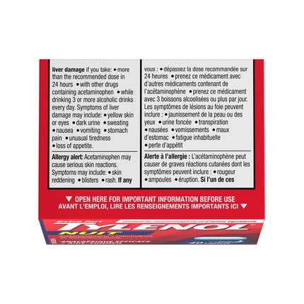 Tylenol - Efficace nocturne + Aide au sommeil | 40 comprimés