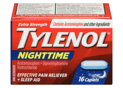 Tylenol - Extra Strength Nighttime | 16 Caplets