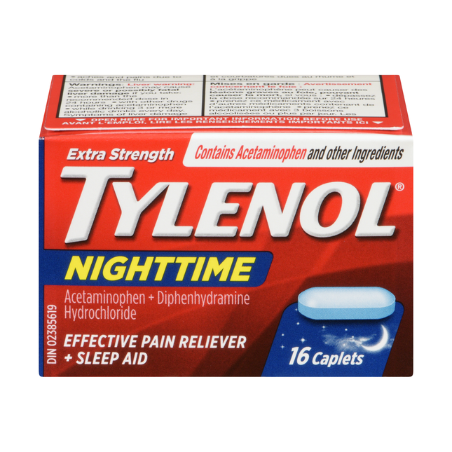 Tylenol - Extra Strength Nighttime | 16 Caplets