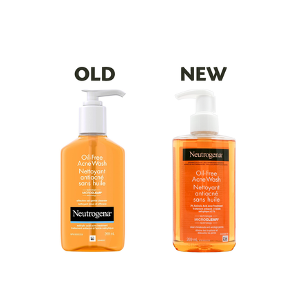 Neutrogena - Nettoyant anti-acné sans huile à l'acide salicylique 2 % | 269 mL