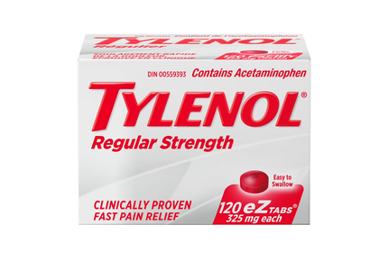 Tylenol - Acétaminophène 325 mg, force régulière | 120 comprimés