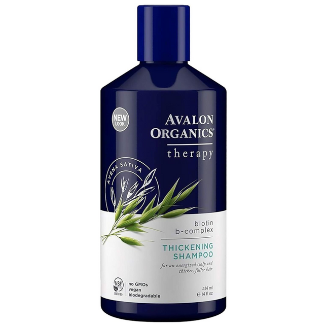 Avalon Organics - Shampooing épaississant au complexe B à la biotine | 414 ml