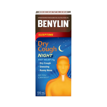 Benylin - Toux sèche, nuit | 100 mL