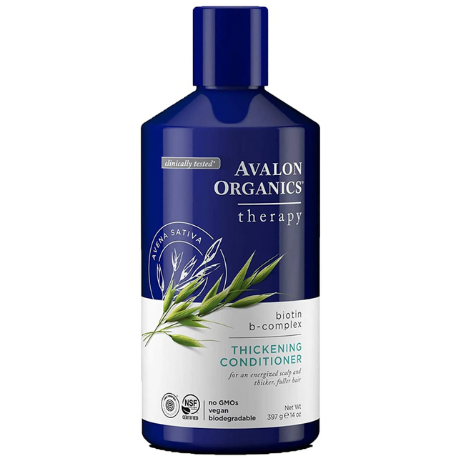 Avalon Organics - Après-shampooing épaississant au complexe B à la biotine | 414 ml