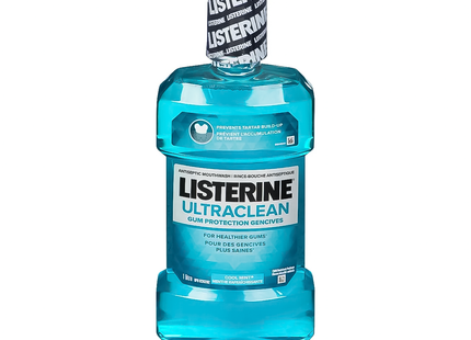 Listerine - Bain de bouche antiseptique Ultraclean, Menthe fraîche | 1 L