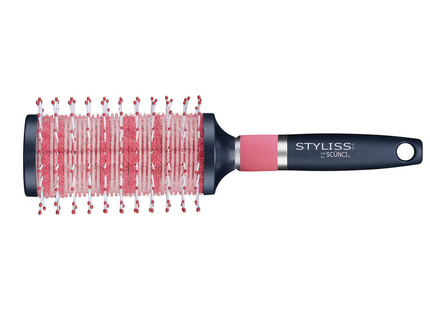 Scünci - Styliss Quick Smooth De-Poof Round Brush | 1 Pack