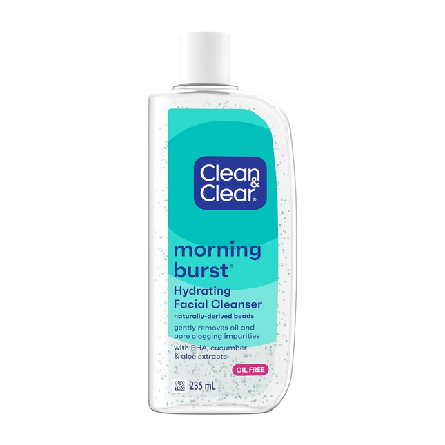 Clean & Clear – Nettoyant hydratant pour le visage Morning Burst | 235 ml