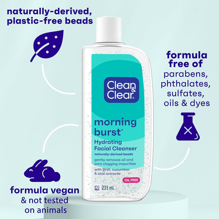 Clean & Clear - Morning Burst Hydrating Facial Cleanser | 235 mL