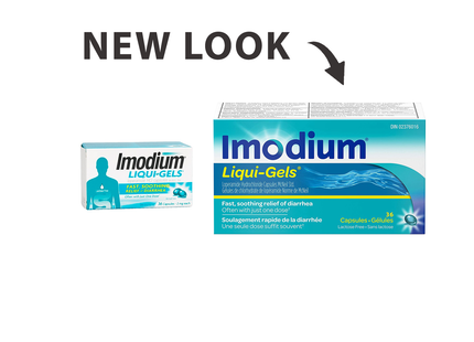 Imodium - Liqui-Gels for Soothing Relief of Diarrhea 2 mg - Adults | 36 Capsules