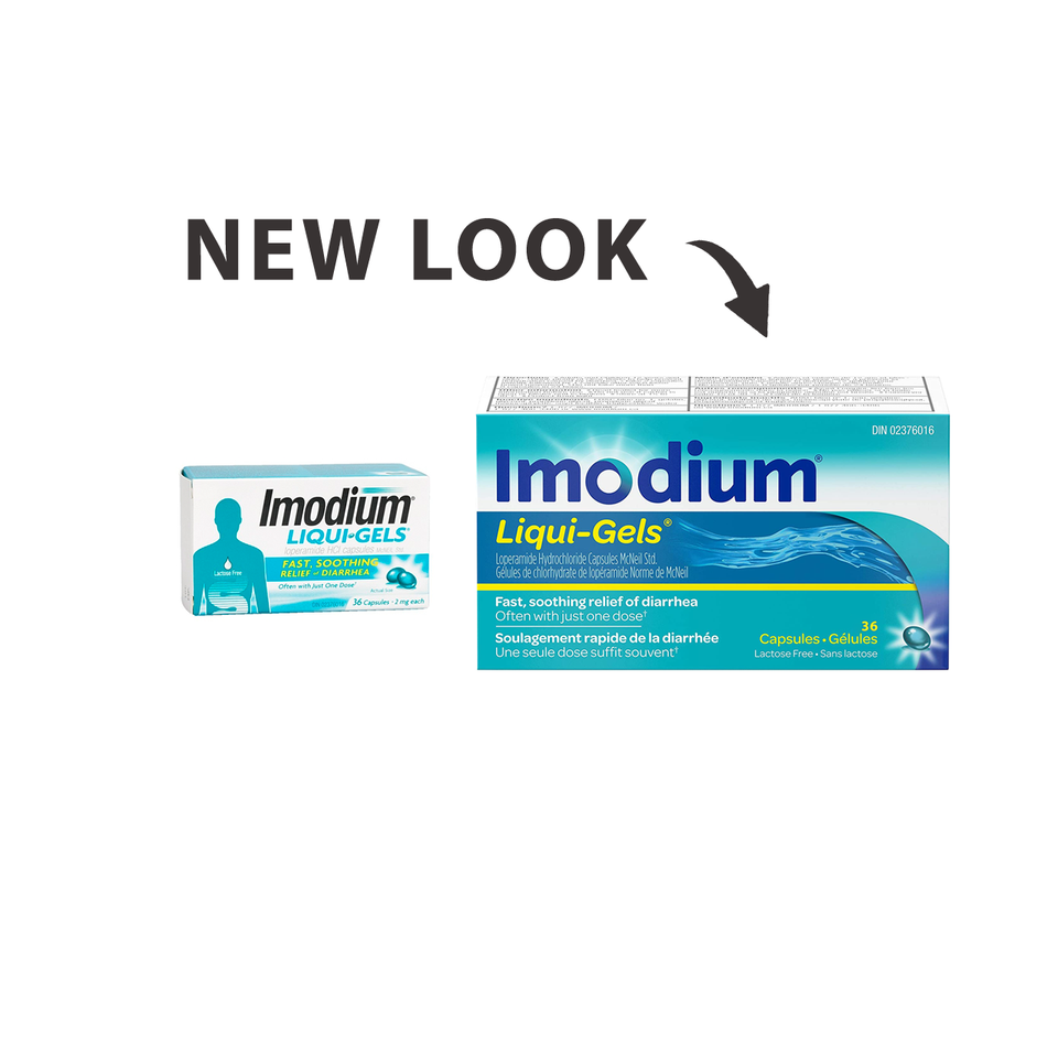 Imodium - Liqui-Gels for Soothing Relief of Diarrhea 2 mg - Adults | 3 ...