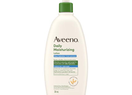 Aveeno - Daily Moisturizing Body Lotion for Normal to Dry Skin - Sheer Hydration | 354 mL