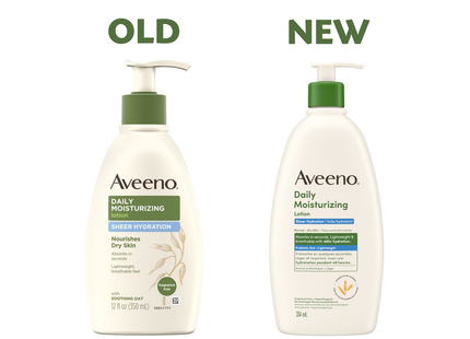 Aveeno - Daily Moisturizing Body Lotion for Normal to Dry Skin - Sheer Hydration | 354 mL