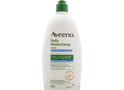 Aveeno - Daily Moisturizing Body Lotion for Normal to Dry Skin - Sheer Hydration | 532 mL