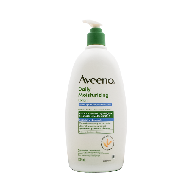 Aveeno - Daily Moisturizing Body Lotion for Normal to Dry Skin - Sheer Hydration | 532 mL