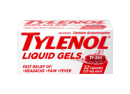 Tylenol - Liquid Gels Acetaminophen 325 mg | 32 Capsules
