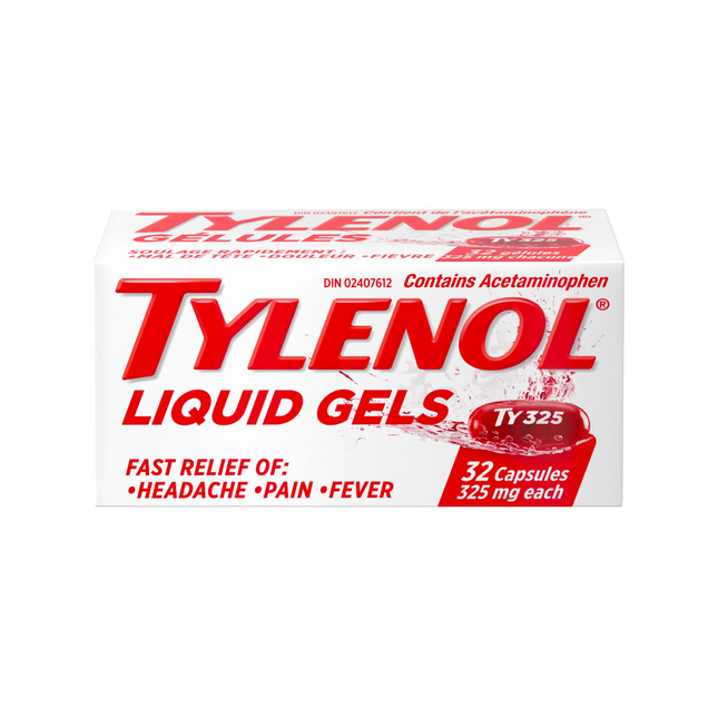 Tylenol - Liquid Gels Acetaminophen 325 mg | 32 Capsules