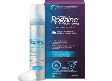 Rogaine - Women's Hair Regrowth Treatment - Minoxidil Foam 5% | 2 Month Supply - 60 g