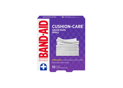 Band-Aid - Cushion Care Gauze Pads | 10 Pads