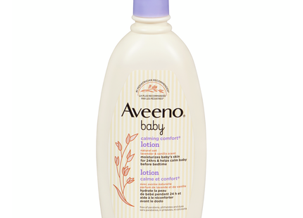 Aveeno - Baby Calming Comfort Lotion - Natural Oat Lavender & Vanilla Scent | 532 mL