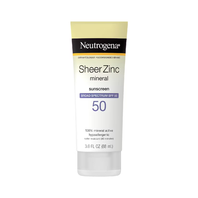 Neutrogena - Crème solaire minérale SheerZinc FPS 50 | 88 ml